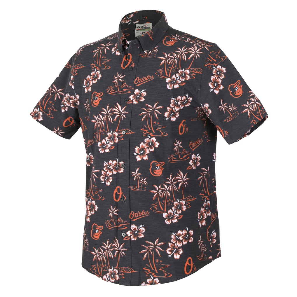  Baltimore Orioles Reyn Spooner Kekai Performance Button-Up Top - Black